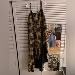 Anthropologie ruffle slit dress! This is THE one!